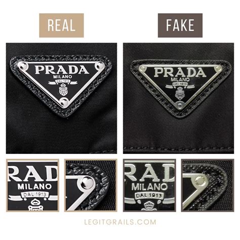 prada logo wear off|real Prada logo.